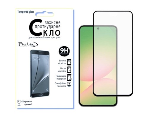 Скло захисне Fine Line Samsung Galaxy A56 Black (FL-TGFG-388)