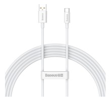 Дата кабель USB 2.0 AM to USB-C 1.0m Superior Fast Charging 100W moon white Baseus (P10320102214-01)