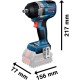 Гайковерт Bosch GDS 18V-750C 18V, до 3000об/хв, 270/380/750Нм, квадрат 1/2