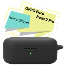Чохол для навушників BeCover Silicon для OPPO Enco Buds 2 Pro Black (713223)