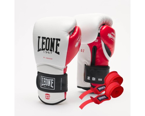 Боксерські рукавички Leone GN113 IL Tecnico N3 White 12 унцій (GN113_White_12oz)