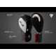 Боксерські рукавички RDX F4 Boxing Sparring Gloves Hook & Loop White/Black 12 унцій (BGR-F4B-12OZ)