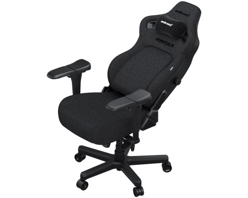 Крісло ігрове Anda Seat Kaiser 4 Linen Fabric Size L Dark Gray (AD12YDDC-L-20-GB-CF)