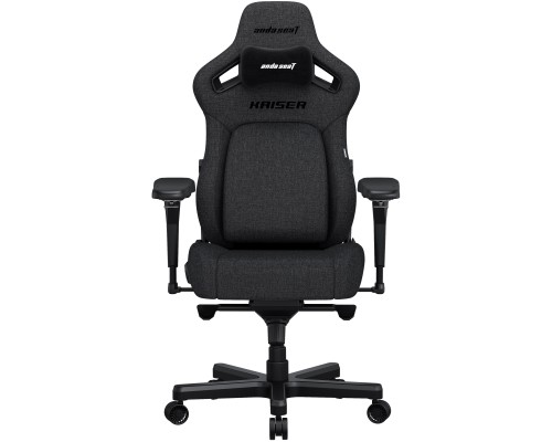 Крісло ігрове Anda Seat Kaiser 4 Linen Fabric Size L Dark Gray (AD12YDDC-L-20-GB-CF)