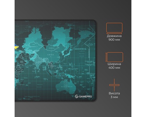 Килимок для мишки GamePro MP275M Black (MP275M)