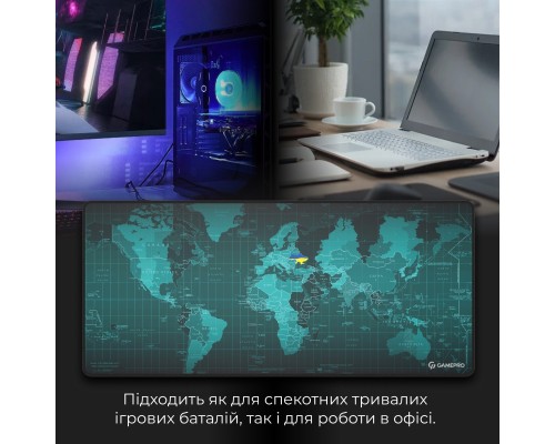 Килимок для мишки GamePro MP275M Black (MP275M)