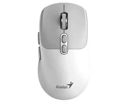 Мишка Genius NX-8080S Wireless/Bluetooth White/Grey (31030042401)