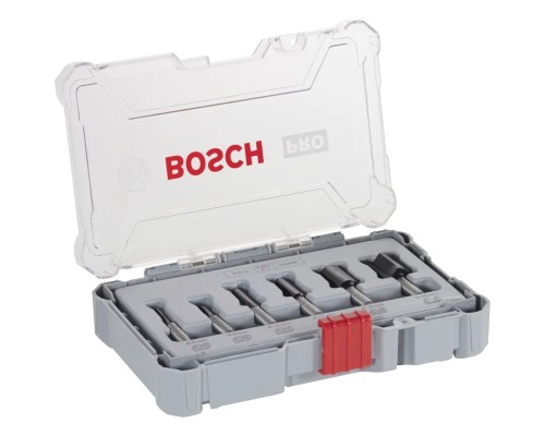 Набір фрез Bosch Professional пазових, 8мм, 6шт (2.607.017.466)