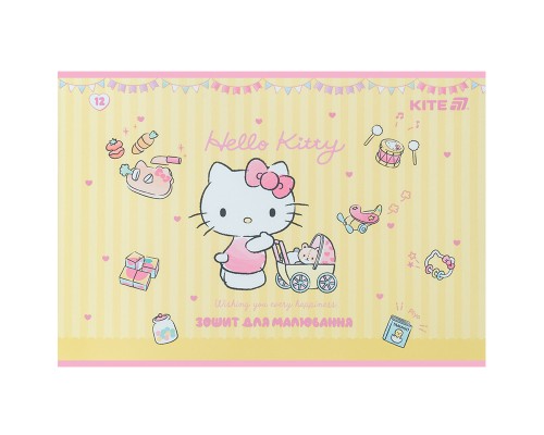 Альбом для малювання Kite Hello Kitty, 12 аркушів (HK25-241-1)