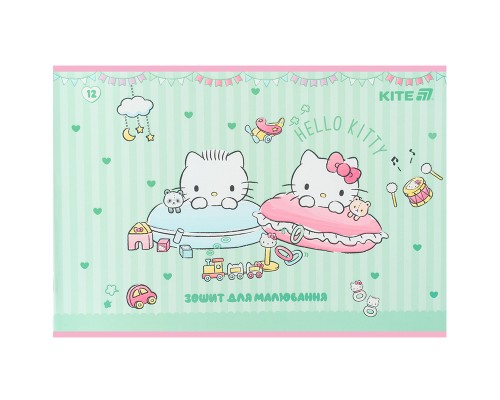 Альбом для малювання Kite Hello Kitty, 12 аркушів (HK25-241-1)