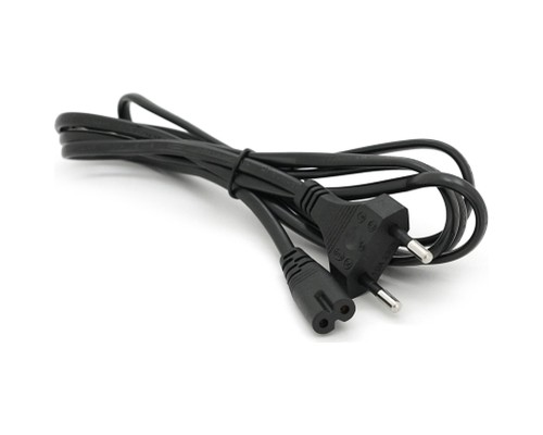 Кабель живлення C7 1.8m 0.5mm2 black Voltronic (PC-184/2 CEE7/16-C7-CCA18)