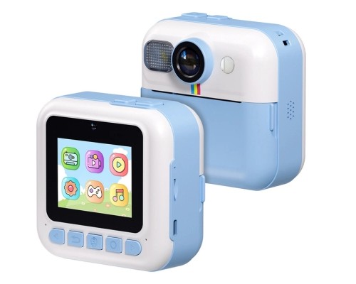 Дитячий фотоапарат ColorWay з функцією миттєвого друку (Blue) (CW-PHP01B)