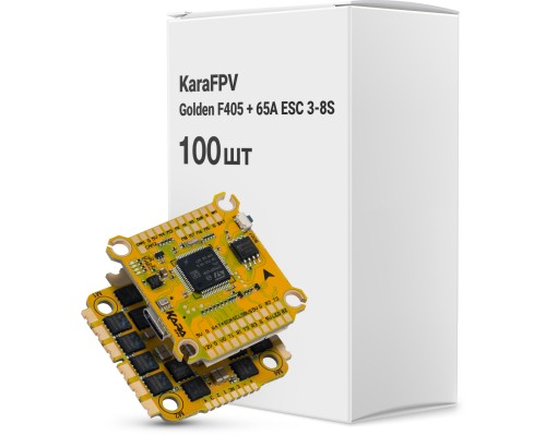 Політний стек KaraFPV Golden F405 + 65A ESC (3-8s) упаковка 100 шт (Golden F405 + 65A ESC (3-8s) box)