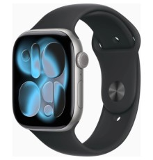 Смарт-годинник Apple Watch Series 11 GPS 46mm Space Grey Aluminium Case with Black Sport Band - S/M (MEV04RK/A)
