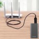 Кабель живлення USB to DC 5.5x2.5mm 12V 1.0m black ColorWay (CW-CBUD067-BK)