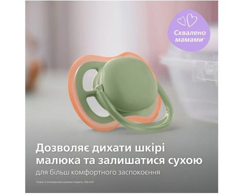 Пустушка Philips AVENT Ultra Air 6-18 міс 2 шт (SCF085/20)