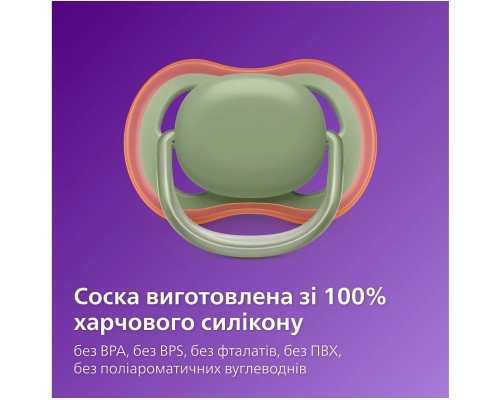 Пустушка Philips AVENT Ultra Air 6-18 міс 2 шт (SCF085/20)