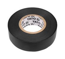 Ізоляційна стрічка Yato 15 ММ X 20 М X 0,13 ММ, чорна (YT-8159)