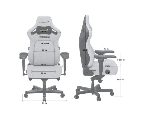 Крісло ігрове Anda Seat Kaiser 4 Size L Maroon (AD12YDDC-L-20-A-PV/C)