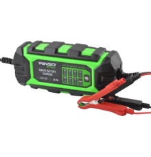 Зарядний пристрій для автомобільного акумулятора WINSO PRO 8LEDs 4A, 6V/12V, 4-120Ah (139310)