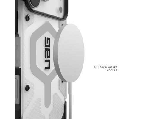 Чохол до мобільного телефона UAG Pathfinder Clear MagSafe iPhone 17 Pro Max Ice/Silver (114552114333)