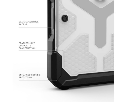 Чохол до мобільного телефона UAG Pathfinder Clear MagSafe iPhone 17 Pro Max Ice/Silver (114552114333)