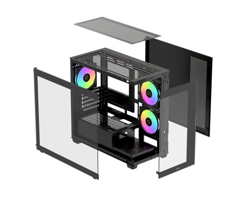 Корпус OCYPUS GAMMA C52 BK ARGB (GAMMA-C52-BKD300XX-GL)