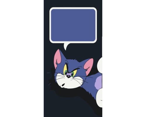 Картина по номерам ArtCraft Кіт Том листівка 40х80 см (16112-AC)