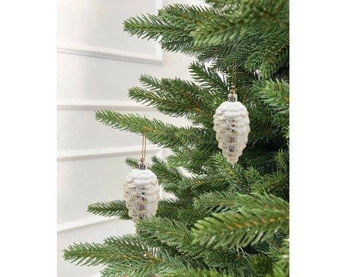 Ялинкова іграшка Chomik Шишки 9 см, 2 шт, золоті (5900779895386_1)