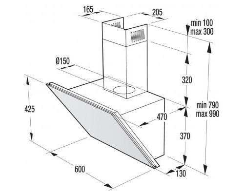 Витяжка кухонна Gorenje WHI643ORA-W