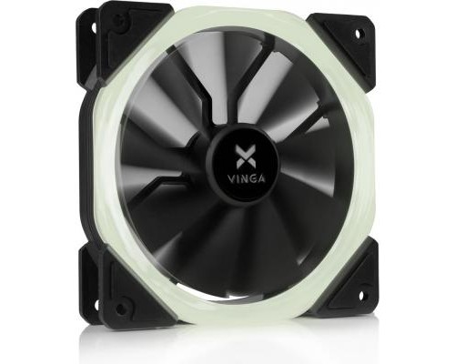 Кулер до корпусу Vinga LED fan-01 white