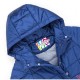 Куртка дитяча Snowimage подовжена з капюшоном і квіточками (SICY-G107-116G-blue)