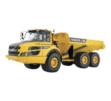 Спецтехніка Bburago Самоскид Volvo A25G серії Construction (18-32085)