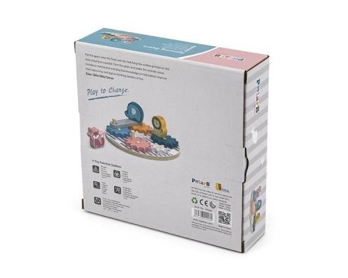 Розвиваюча іграшка Viga Toys PolarB Шестерні і тварини (44006)