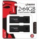 USB флеш накопичувач Kingston 2x64GB DataTraveler 100 G3 USB 3.0 (DT100G3/64GB-2P) 