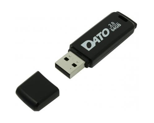 USB флеш накопичувач Dato 64GB DB8001 Black USB 2.0 (DB8001K-64G) 
