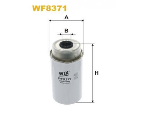 Фільтр паливний Wixfiltron WF8371
