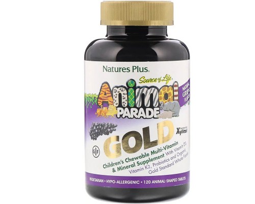 Мультивітамін Natures Plus Жувальні Мультівітаміни і Мінерали для Дітей, Смак (NAP-29934)