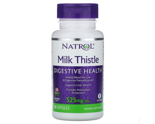 Трави Natrol Розторопша, Milk Thistle, 60 капсул (NTL-05238)