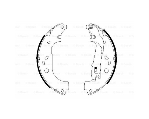 Гальмівні колодки Bosch 0 986 487 717