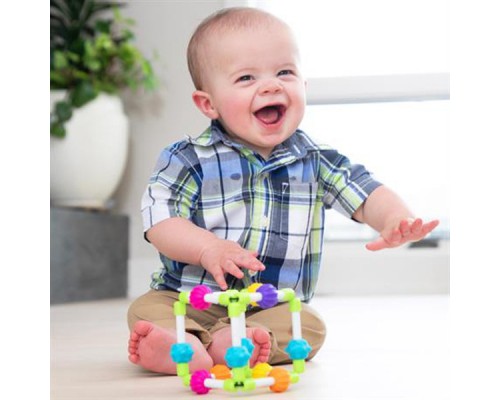 Брязкальце Fat Brain Toys прорізувач тактильний Куббі Quubi (F296ML)