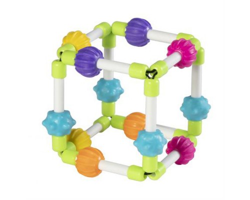 Брязкальце Fat Brain Toys прорізувач тактильний Куббі Quubi (F296ML)