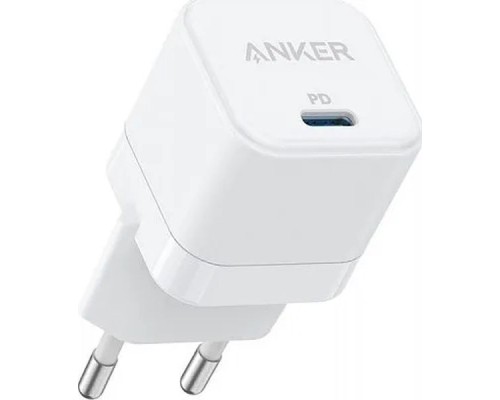 Зарядний пристрій Anker PowerPort III 20W Cube (White) (A2149G21)