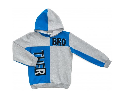 Кофта дитяча Breeze худі з капюшоном (13814-128B-blue)