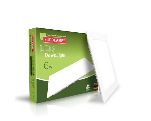 Світильник Eurolamp Downlight 6W 4000K (LED-DLS-6/4)