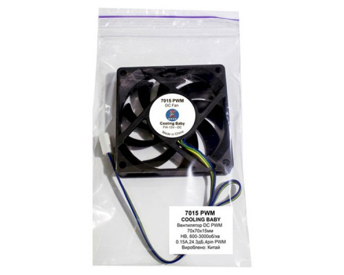 Кулер до корпусу Cooling Baby 7015 PWM Кулер до корпусу Cooling Baby 7015 PWM