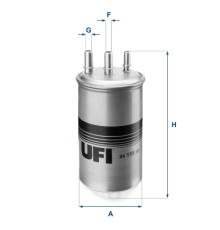 Фільтр паливний UFI 24.115.00