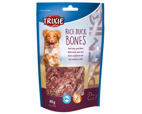 Ласощі для собак Trixie Premio Rice Duck Bones рис/качка 80 г (4011905317427)