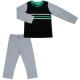 Піжама дитяча Matilda з довгим рукавом (7478-116B-black)