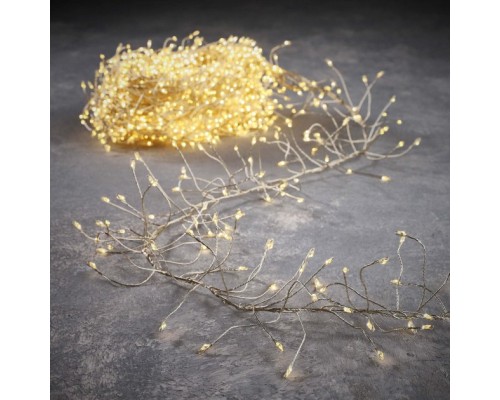 Гірлянда Luca Lighting кластер срібна струна, 8 м, теплий білий (8718861852813) Гірлянда Luca Lighting кластер срібна струна, 8 м, теплий білий (8718861852813)